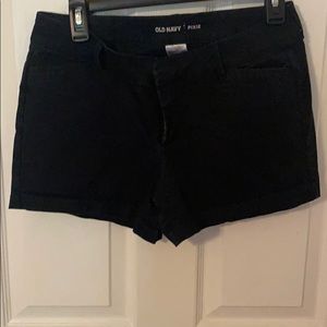 old navy, black PIXIE shorts